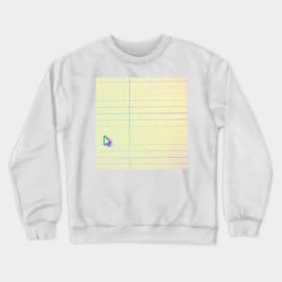 Cursive Fabric Crewneck Sweatshirt